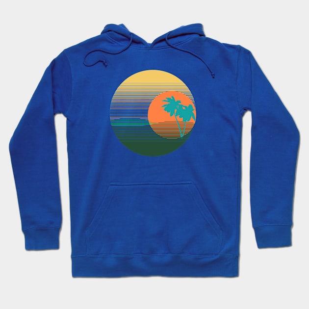 The sunset and the palms Hoodie by jkim31